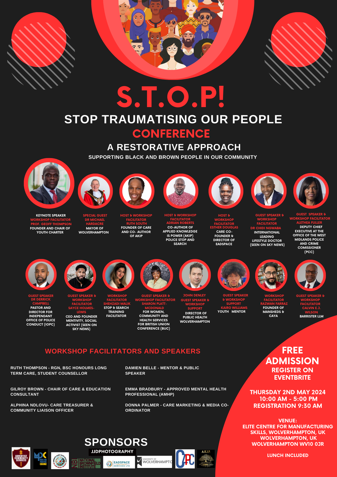 S.T.O.P! CONFERENCE - STOP TRAUMATISING OUR PEOPLE, A RESTORATIVE APPROACH