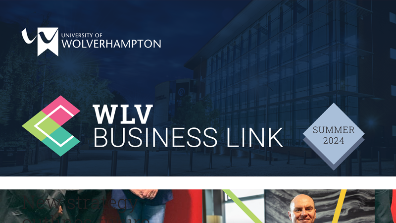 A preview of the WLV Business link newsletter - Summer 2024 edition. Image shows the header with the newsletter title and logo.